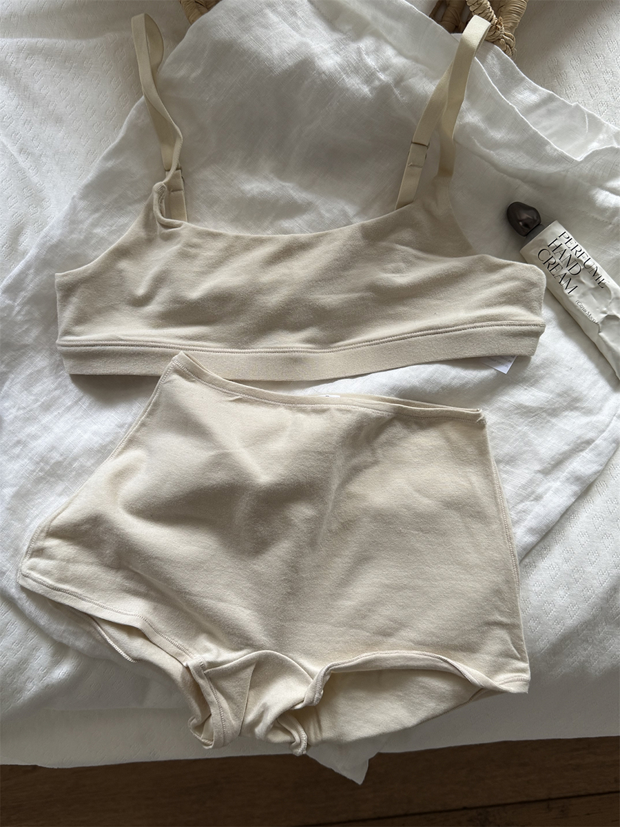 Vintage Cotton Sport Bra Set W - Cotton Bra Everyday ulasan dan harga