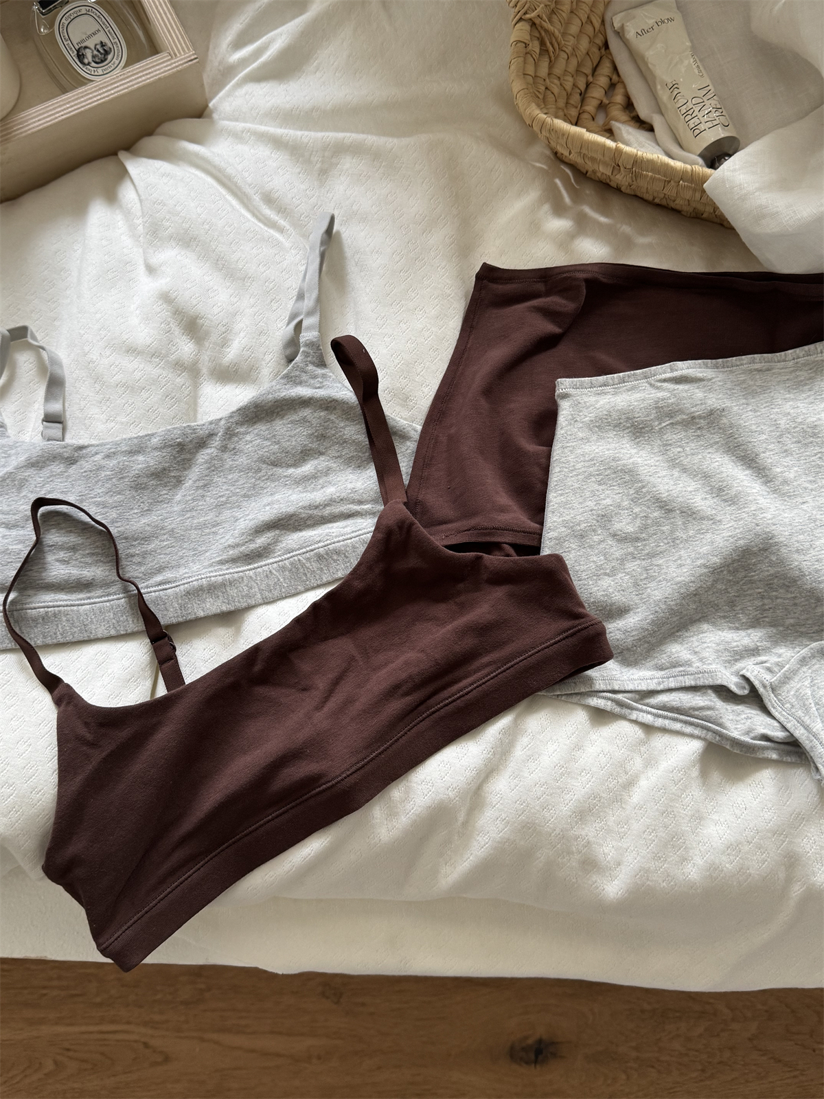 Vintage Cotton Sport Bra Set W - Cotton Bra Everyday ulasan dan harga
