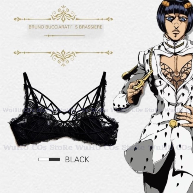 Anime Bizarre Bruno Bucciarati - Lace Bralette Set ulasan dan harga