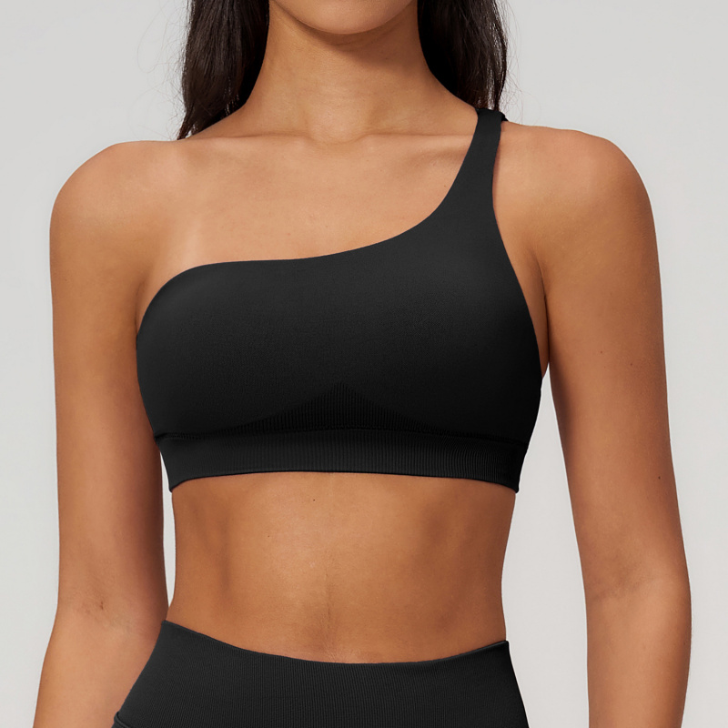 Spring Single-Shoulder Sporty  - Sports Bra Racerback ulasan dan harga