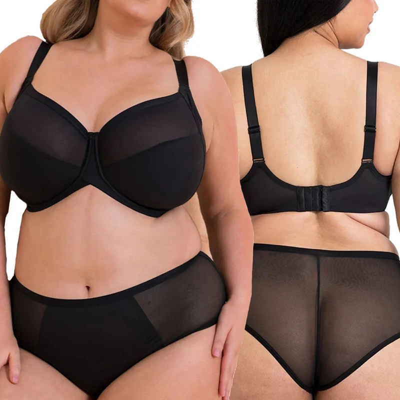 Sexy Womens Plus Size Minimize - Full Coverage Bra ulasan dan harga