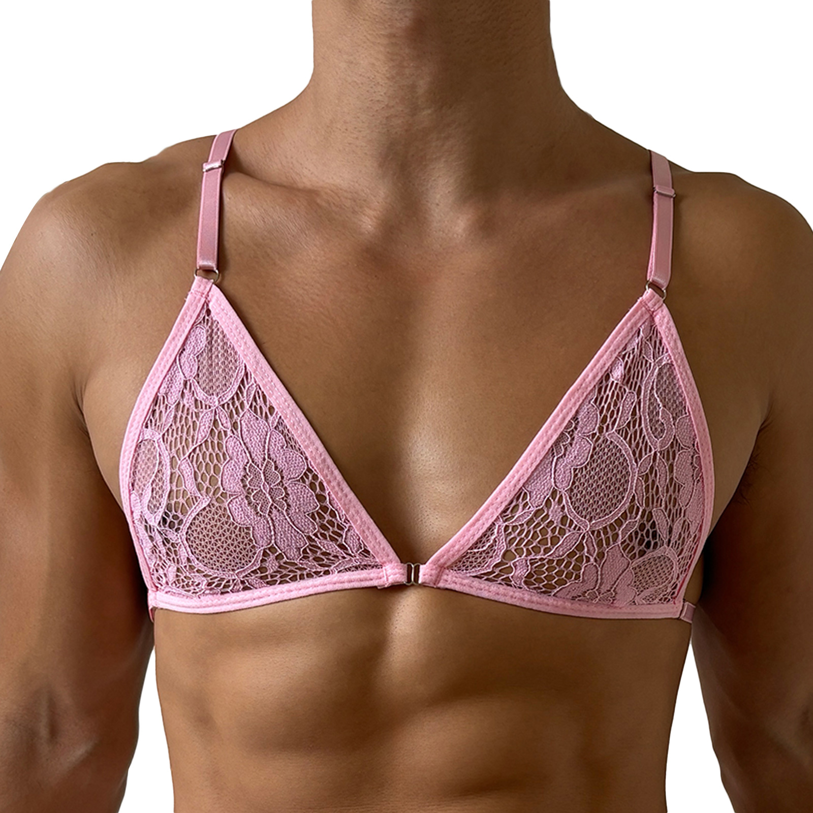Sexy Open Bra Lace Halterneck  - Lace Bralette Set ulasan dan harga