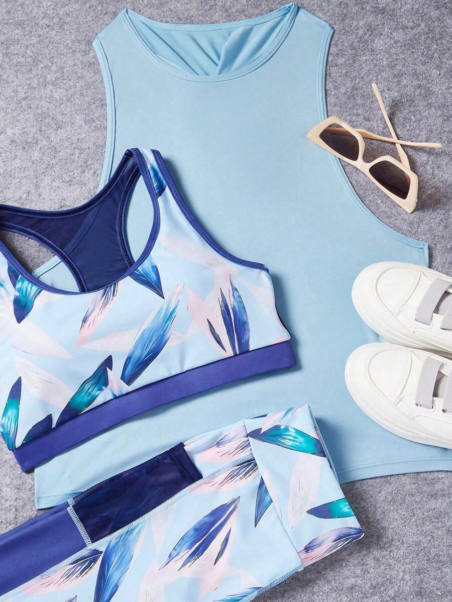 Womens Printed Racerback Sport - Sports Bra Racerback ulasan dan harga