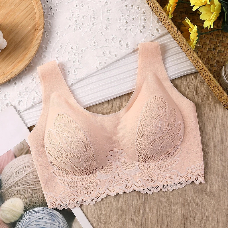 Breathable Latex Bra Seamless  - Sleep Bra Bralette ulasan dan harga