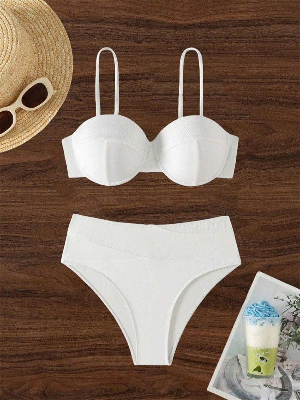 White Sling Bikini Bra Back La - Underwire Bra Padded ulasan dan harga