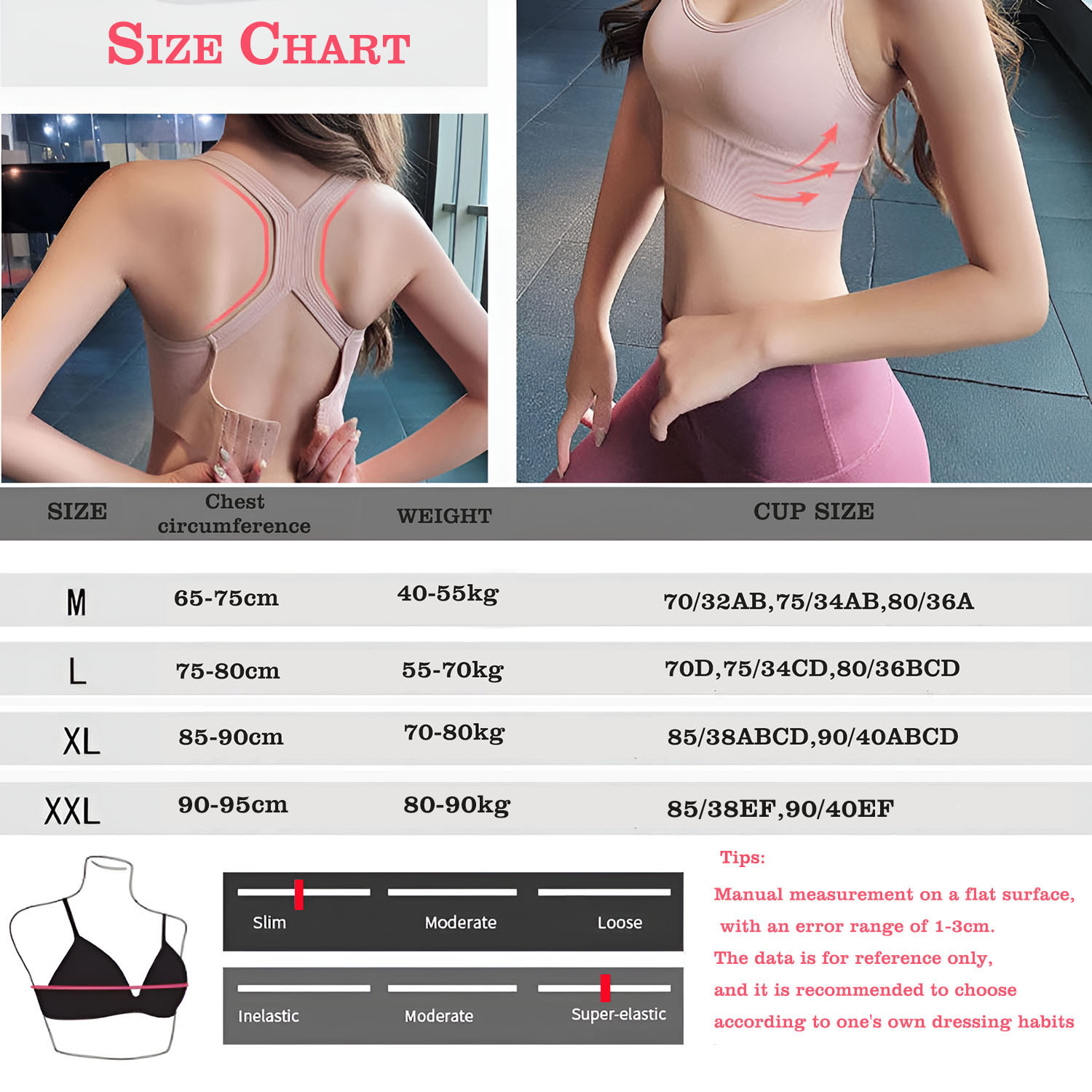 Women's Cross Back Sports Bra  - Full Coverage Bra ulasan dan harga