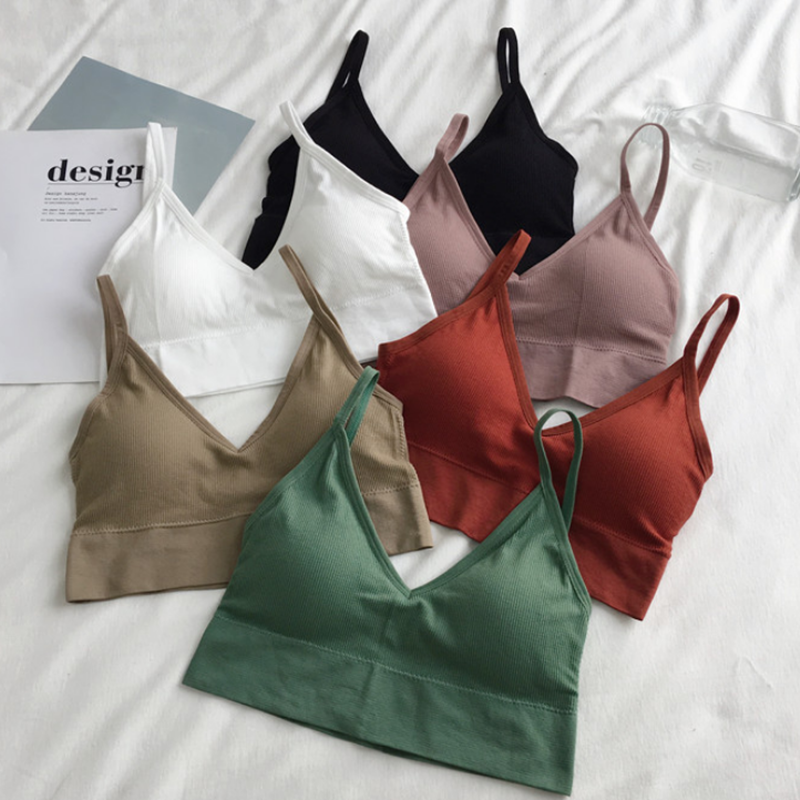Women Sexy Crop Tops Bra Tube  - T Shirt Bra Seamless ulasan dan harga