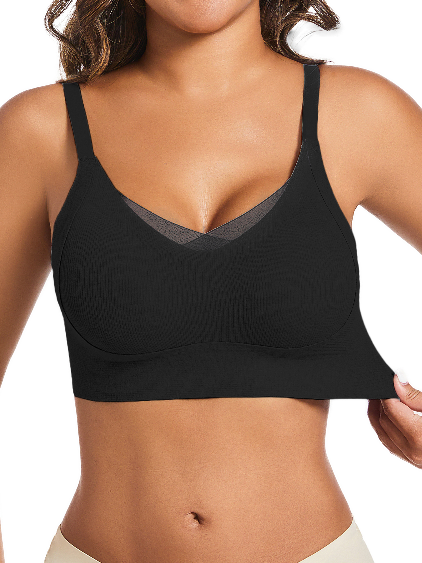 1pc Women's Casual Black  Push - Underwire Bra Padded ulasan dan harga