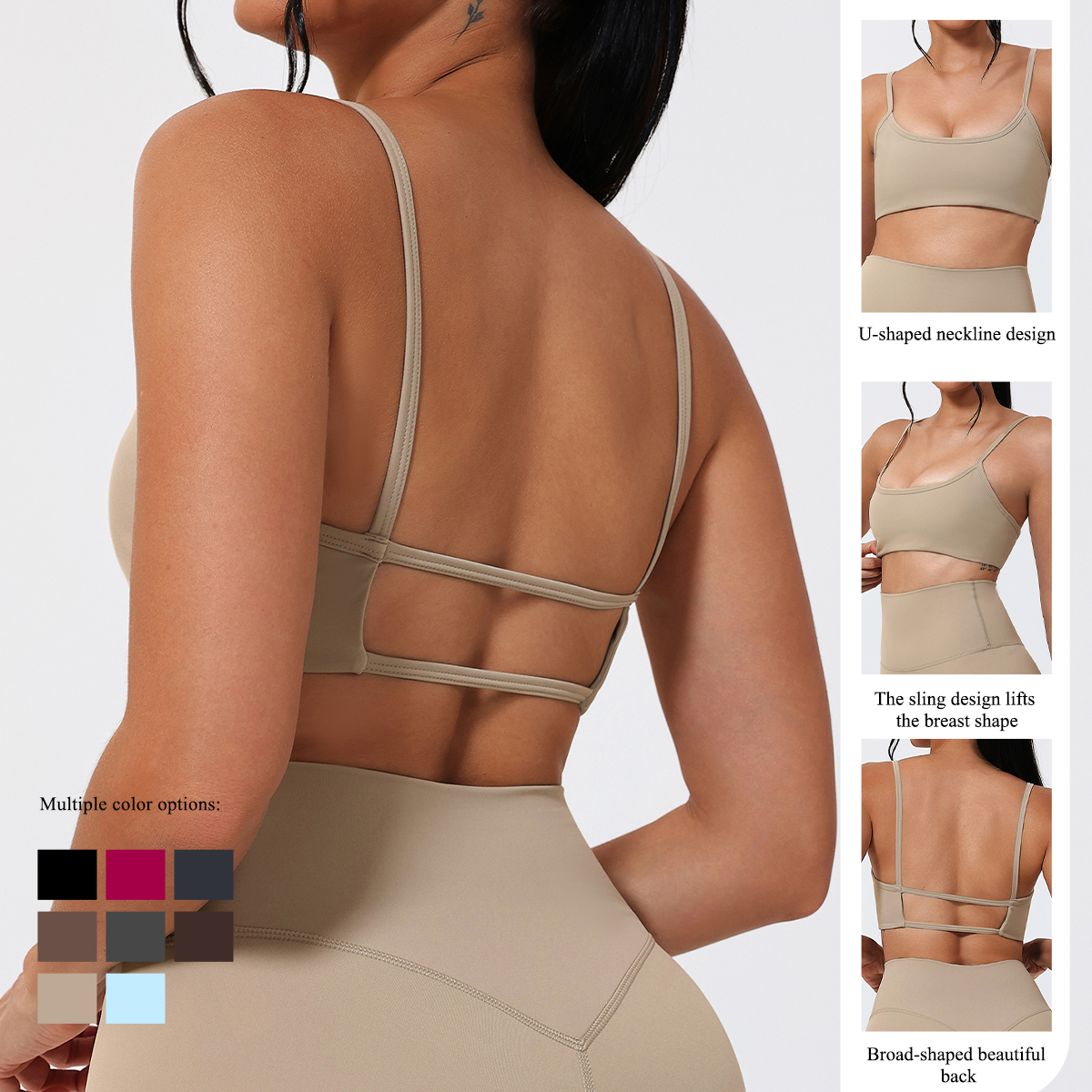 Ctenkevet Summer Backless Spor - Sports Bra Racerback ulasan dan harga